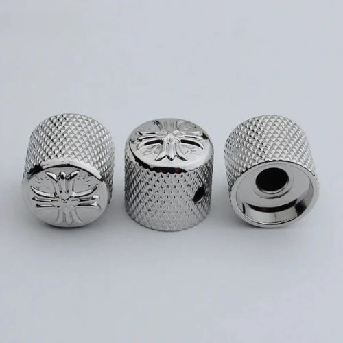 Guyker Ready to Ship (US) | CKB015 Potentiometer Knob Cruciform Surface Inner Diameter 6MM For Electric Guitar or Bass Accessories
