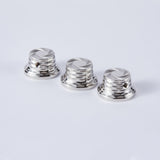 Guyker Ready to Ship (US) | CKB023-Sun Electric Guitar Bass Metal Control Volume Knob Top Sunflower Pattern, view 4
