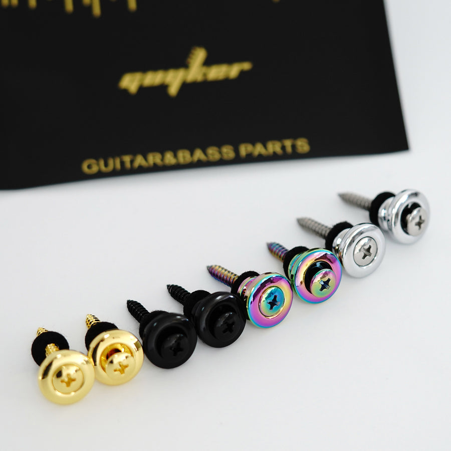 Ready to Ship (US) | GE001 Guyker Strap Button Replacement Guitar Bass Zinc Alloy