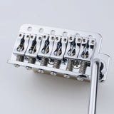 Ready to Ship (US) | GG1013A Guyker Chrome Black Gold Guitar Tremolo Bridge String Spacing 10.8MM With Tremolo System Saddle And Brass Block, view 2