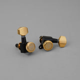 Guyker Ready to Ship (US)| GK-07SP Guitar Machine Heads Tuners (Dopamine Black With Gold), view 3