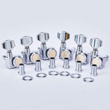 Guyker Ready to Ship (US) | GK-434SP 6 Right Hand In-line Guitar Tuning Key Pegs No Screws, view 2