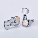 Guyker Ready to Ship (US) | GK-434SP 6 Right Hand In-line Guitar Tuning Key Pegs No Screws, view 3
