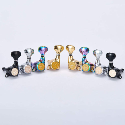 Guyker Ready to Ship (US) | GK-501D6SP Locking Tuning Pegs for Electric Guitar 1:18 Ratio