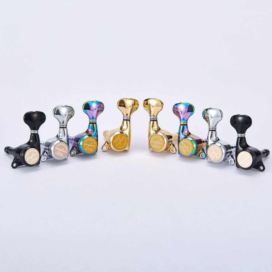 Guyker Ready to Ship (US) | GK-501D6SP Locking Tuning Pegs for Electric Guitar 1:18 Ratio