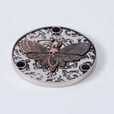 Guyker Ready to Ship (US) | Guitar Toggle Switch Back plate Hudie Metal Cover Butterfly Skeleton Pattern, view 3