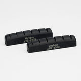 Ready to Ship (US) | Guyker Bone Nut for Acoustic Guitar Black Flat Bottom Raw Pre-Slotted Nut, view 2