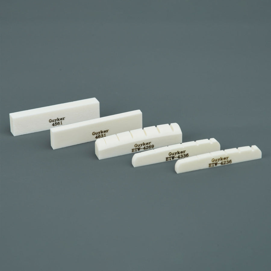 Ready to Ship (US) | Guyker Bone Nut & Raw Bone Blank for Electric Guitar