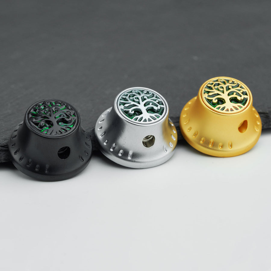 Ready to Ship (US) | Guyker CKB033 Control Knob Tree of Life Bell Shape 6.3mm for Electric Guitar & Bass