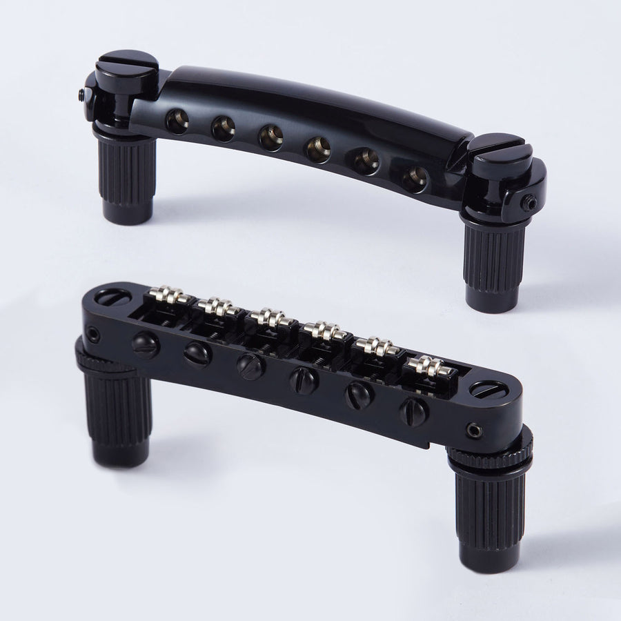 Ready to Ship (US) | Guyker Electric Guitar Bridge Set Roller Saddles Smooth Vibrato GM005+GS001