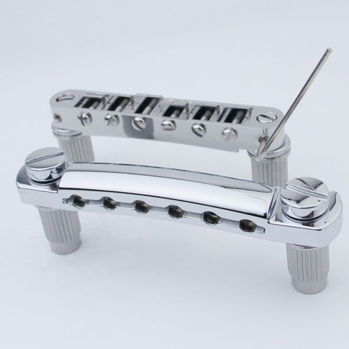 Ready to Ship (US) | Guyker Electric Guitar Bridge Set Zinc Alloy with Brass Saddles GM003+GS001