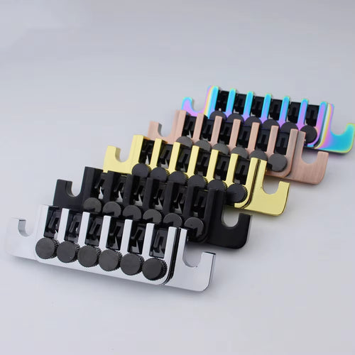 Ready to Ship (US) | Guyker Electric Guitar Bridge Tune-O-Matic with Rolling Saddles Stop Bar TP6