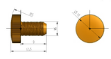 Ready to Ship (US) |Guyker FR-002 Saddle Fine Tuning Screws Set for Floyd Rose Tremolo, view 2