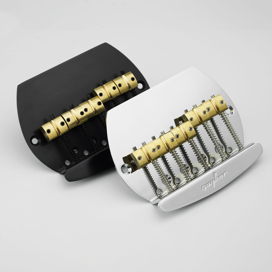 Ready to Ship (US) | Guyker GB1028 5-String Bass Bridge with Brass Saddles