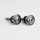 Ready to Ship (US) |Guyker GE003 Vintage Strap Buttons Engraved Alloy Strap Lock Set for Guitar & Bass, view 4