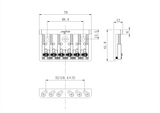Ready to Ship (US) | Guyker GG-100 6-String Brass Roller Saddle Zinc Alloy Electric Guitar Bridge, view 2