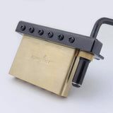 Ready to Ship (US) | Guyker GG1009 Non-locking 2 Point Guitar Tremolo Bridge with Brass Saddle Brass Block for FD Strat, view 6