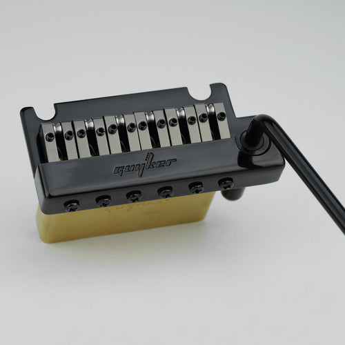 Ready to Ship (US) | Guyker GG1009-T 2-Point Tremolo Bridge with Brass Roller Saddles for Strat-Style Electric Guitar