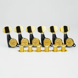 Ready to Ship (US) | Guyker GK-501D7SP BK/GD Locking Electric Guitar Machine Heads, view 4
