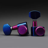 Ready to Ship (US) | Guyker GK-D-434SP Locking Tuners – Dopamine Color, 6R Inline, No Screws, 1:18, view 5