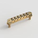 Ready to Ship (US) | Guyker GM011 Adjustable Roller Tune-O-Matic Locking Bridge Zinc Alloy Body with Stainless Steel Components and Small Screws for Electric Guitars, view 4