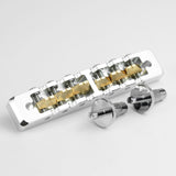 Ready to Ship (US) |Guyker GMA-002 Lightweight CNC Machined Aluminum Guitar Bridge with Brass Saddles, view 3