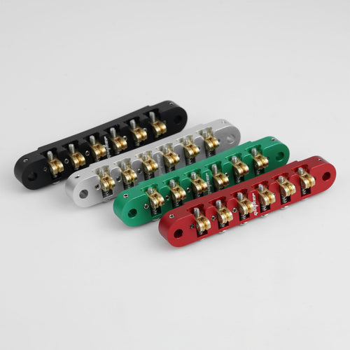 Ready to Ship (US) |  Guyker GMA-010 CNC Machined Adjustable Locking Roller Bridge Aluminum Alloy Body Brass Rollers