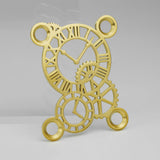 Ready to Ship (US) | Guyker GN008 Stainless Steel Gear-Clock Hybrid Neck Plate, view 6