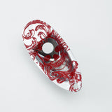 Ready to Ship (US) | Guyker Guitar Output Jack Plate Engraved Skull Design with Electroplated Finish GJ-006, view 2