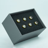 Ready to Ship (US) |Guyker GX-008 Acoustic Guitar Bridge Pins with Colored Diamond, view 4
