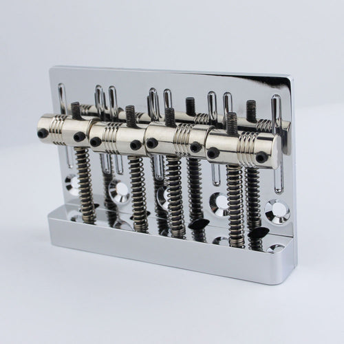 Ready to Ship (US) | Guyker Jazz Bass Bridge 4-String Machined Brass Saddles GB403