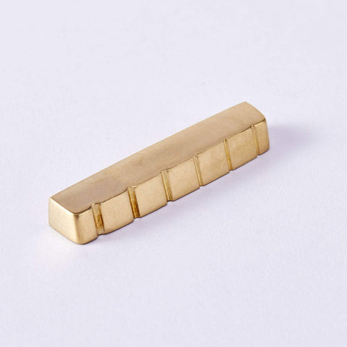 Ready to Ship (US)| Guyker Pre-Slotted Brass Nut for 6-String Electric Guitar For ST & LP