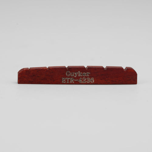 Ready to Ship (US) | Guyker Red Bone Guitar Nut Pre-Slotted Flat Bottom for 6-String Electric Guitar