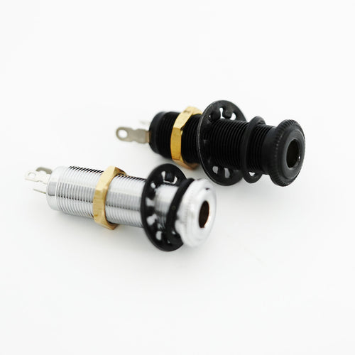 Ready to Ship (US) | Guyker Stereo Long Threaded Output Jack-3-Pin Metal Guitar & Bass Barrel Jack Socket