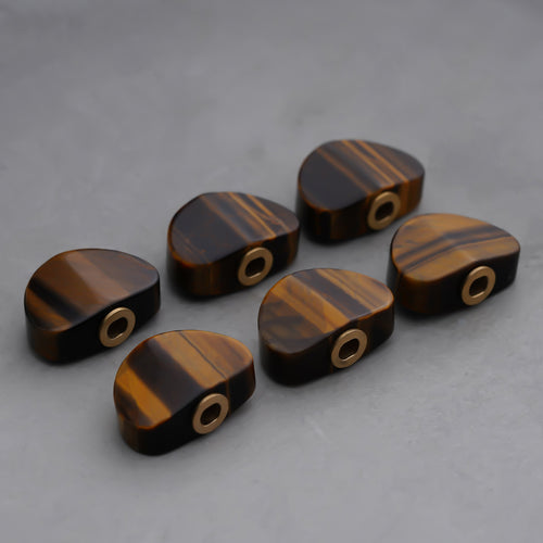 Ready to Ship (US) | Guyker TB-008 Guyker Tuning Peg Buttons Brown for 3R3L Tuners