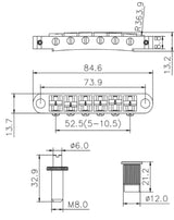 Ready to Ship (US) |  Guyker TP6 Stop Bar & GM003 Tune-O-Matic Bridges for LP, view 5