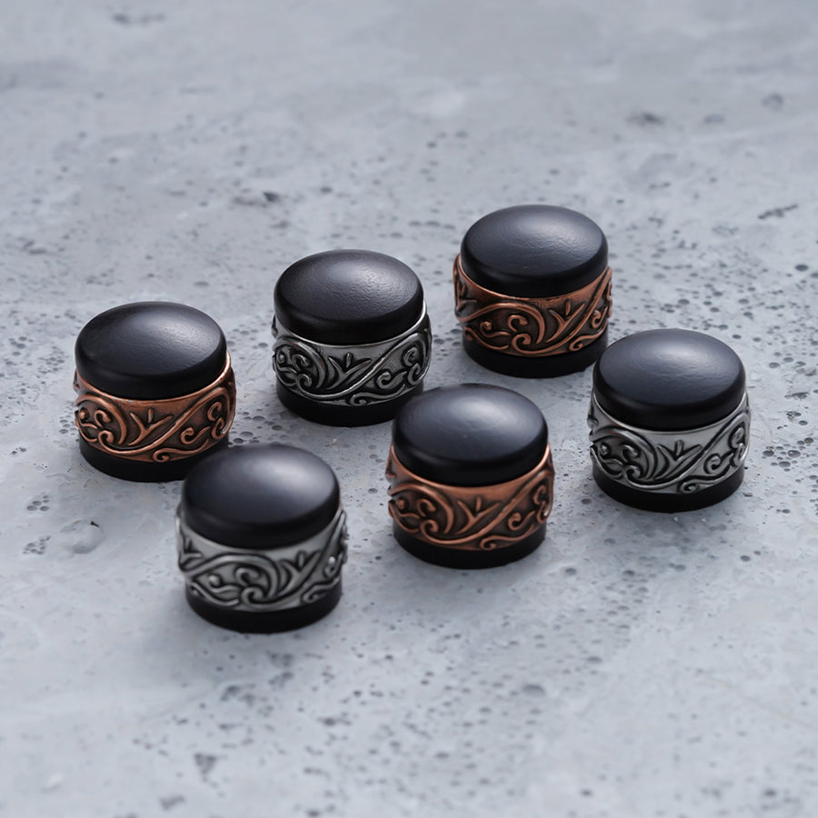 Ready to Ship (US) | Guyker WK012 Red Sandalwood/Ebony Potentiometer Knob Dia. 6mm
