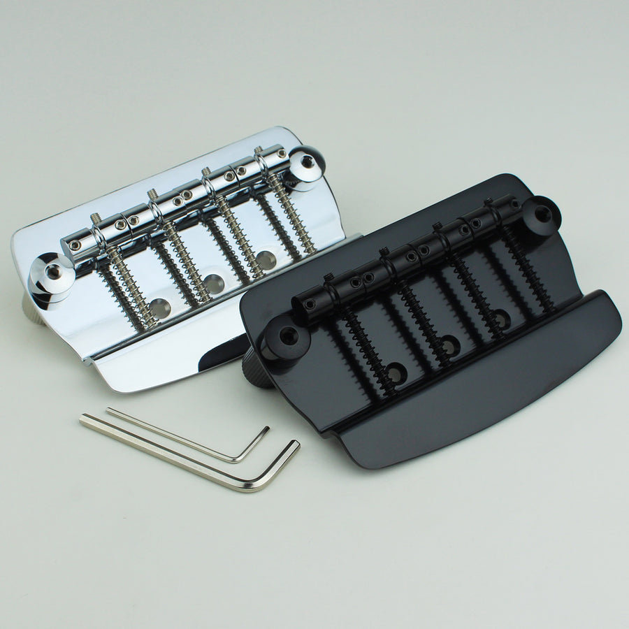 Guyker Ready to Ship (US) | MMB4 4 String Bass Bridge Iron Material Chrome Black