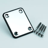 Guyker Ready to Ship (US) | R-1001 Neck Plate 4 Holes For FD Strat TL Guitar or Bass Chrome Replacement, view 3