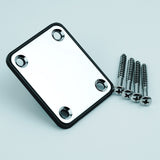Guyker Ready to Ship (US) | R-1001 Neck Plate 4 Holes For FD Strat TL Guitar or Bass Chrome Replacement, view 4