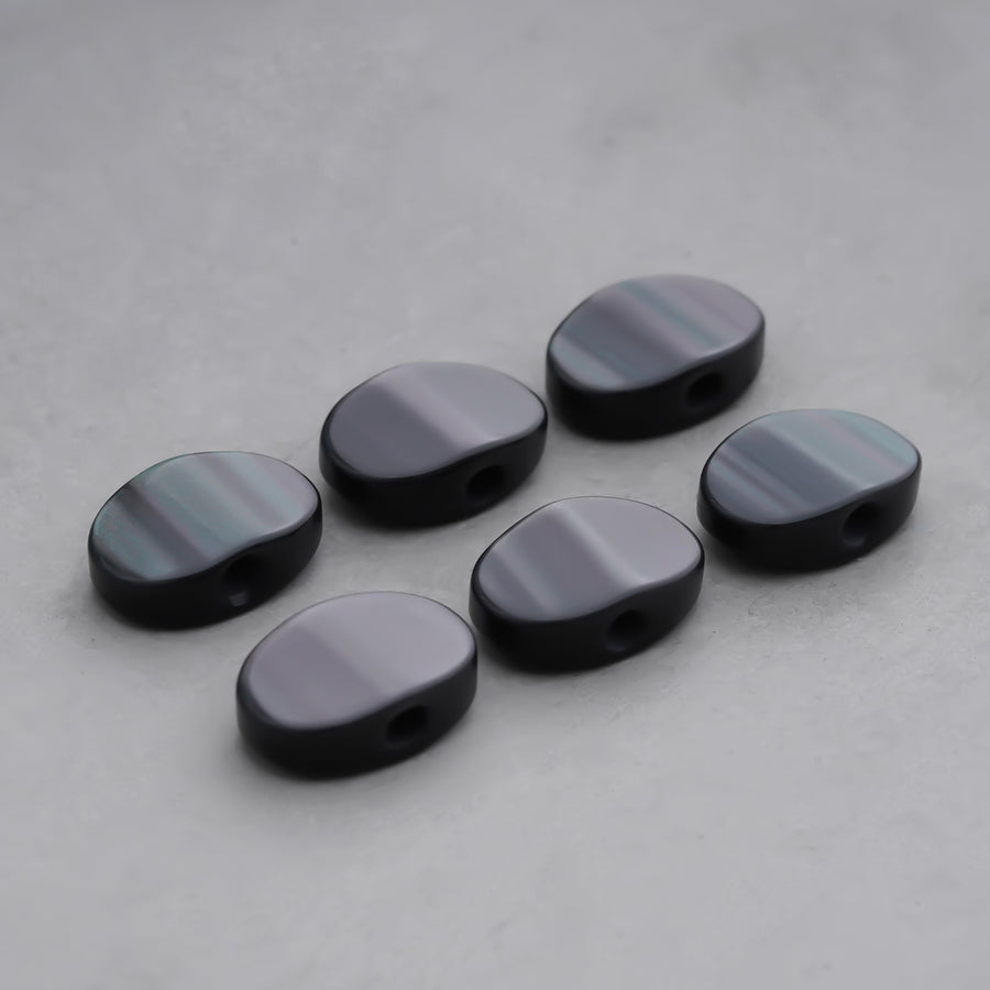 Ready to Ship (US) | TB-005 Guyker Tuning Peg Buttons Stripe Black For Electric Guitar