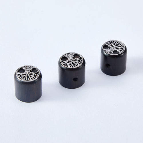 Guyker WK009 Tree of Life Wood Potentiometer Knob 6mm for Guitar & Bass