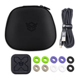 HEXGAMING Universal Gaming Travel Carrying Case & Type-C 4M Charging Cable & Joysticks Aiming Rings, view 2