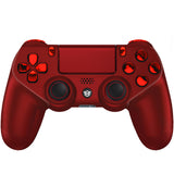 HEXGAMING NEW EDGE Controller with TMR Joysticks for PS4, PC, Mobile - Blazing Red, view 2