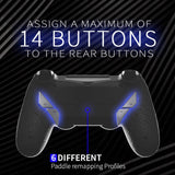 HEXGAMING NEW EDGE Controller with TMR Joysticks for PS4, PC, Mobile - Shadow Red, view 6