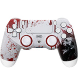 HEXGAMING NEW EDGE Controller with TMR Joysticks for PS4, PC, Mobile - Zombies White, view 2