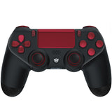 HEXGAMING NEW SPIKE Controller with TMR Joysticks for PS4, PC, Mobile- Black Red, view 2