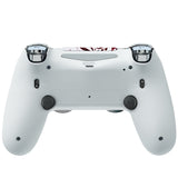 HEXGAMING NEW SPIKE Controller with TMR Joysticks for PS4, PC, Mobile- Clown Chrome Silver, view 3