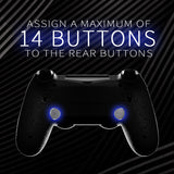 HEXGAMING NEW SPIKE Controller with TMR Joysticks for PS4, PC, Mobile- Nebula Purple Black, view 6