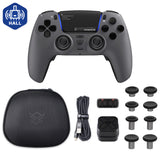HEXGAMING PHANTOM Controller with Adjustable Triggers+Charging Cable+Carrying Bag for PS5, PC, Mobile - 18 Styles, view 6